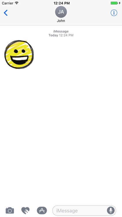 Pencil drawing smiley emoji pack screenshot-4