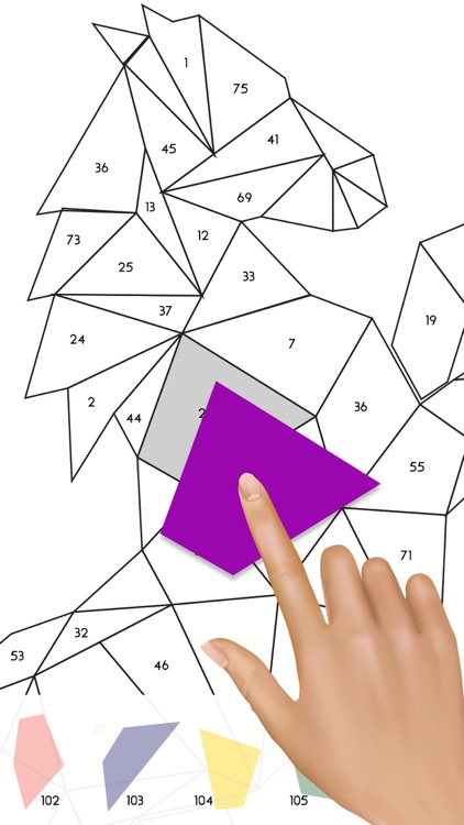 Polygon Art - No. Color Puzzle