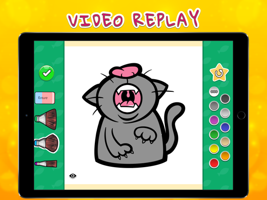 Coloring Your Cats iPad screenshot 2 - Education app