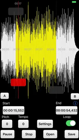 Screenshot von Audio Speed Changer Lite auf dem iPhone 1
