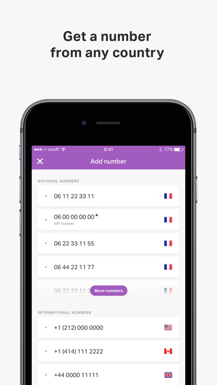 onoff App - Call, SMS, Numbers