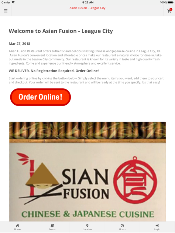 Asian Fusion League City