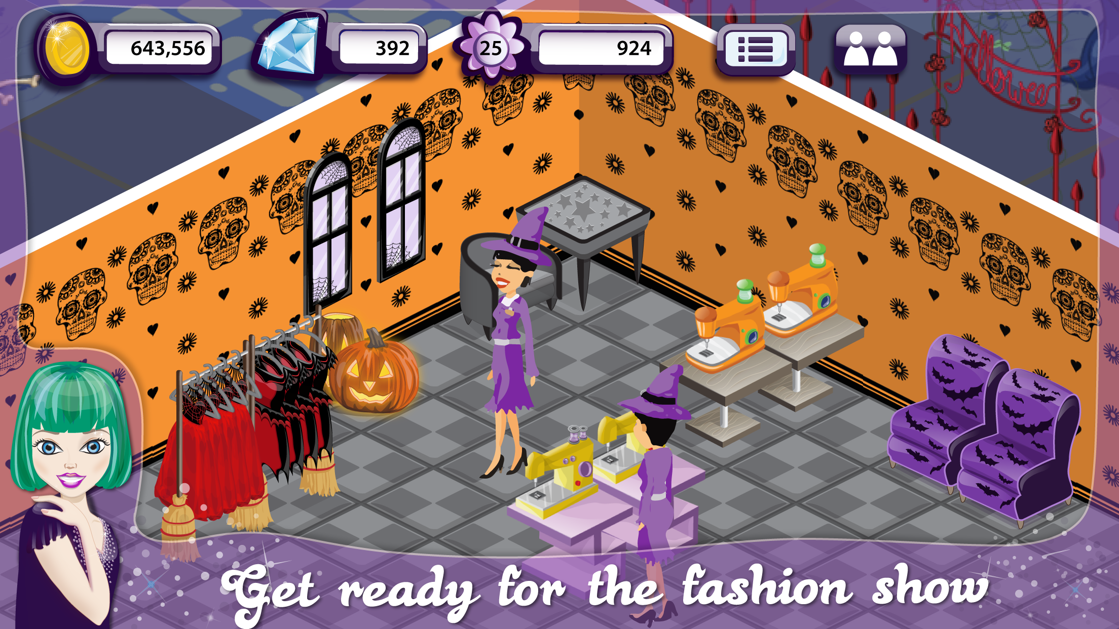 Fashion Design World Halloween screenshot 3