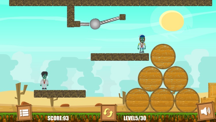 Zombie Killer : Physics Puzzle Game screenshot-3