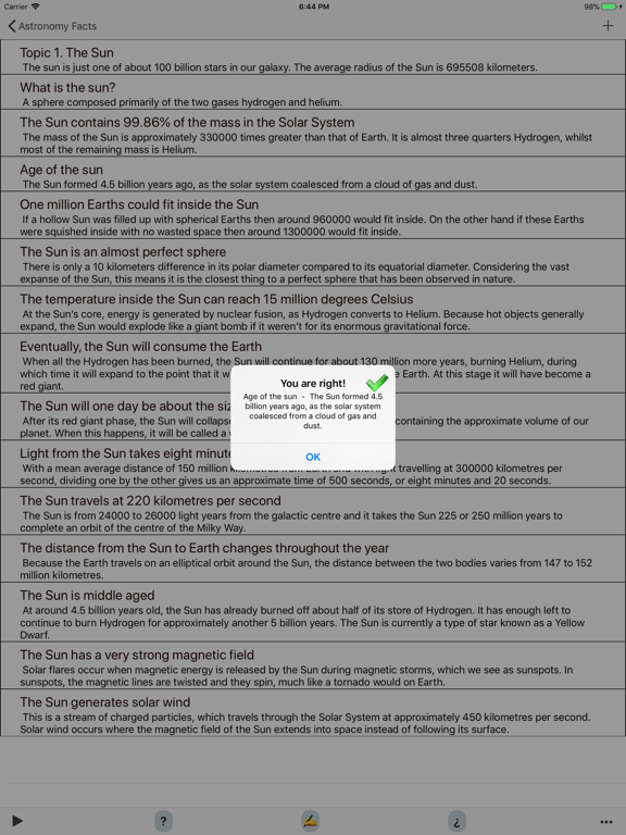 Astronomy Amazing Space Facts