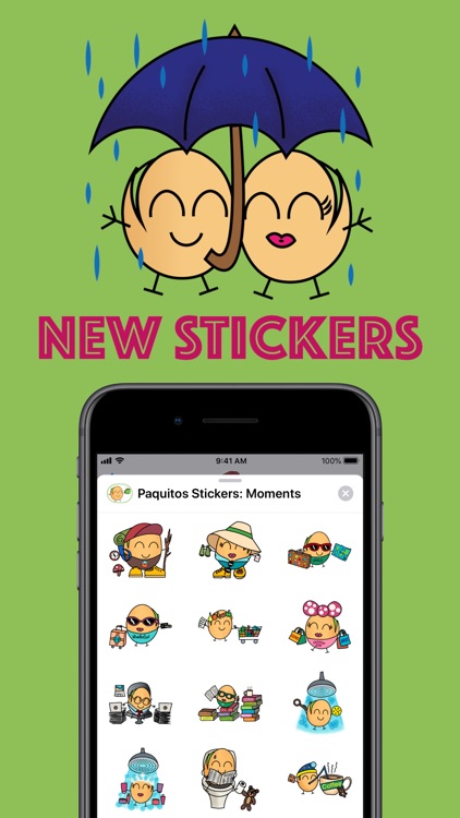 Paquitos Stickers: Moments