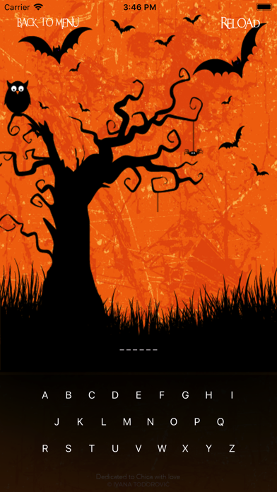 Screenshot #2 pour Halloween Hangman