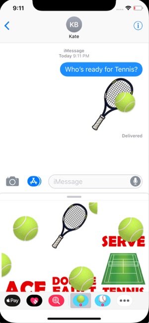 Animated Tennis Stickers(圖1)-速報App