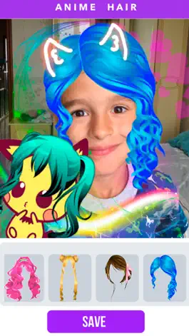 Game screenshot Anime hair color change salon hack