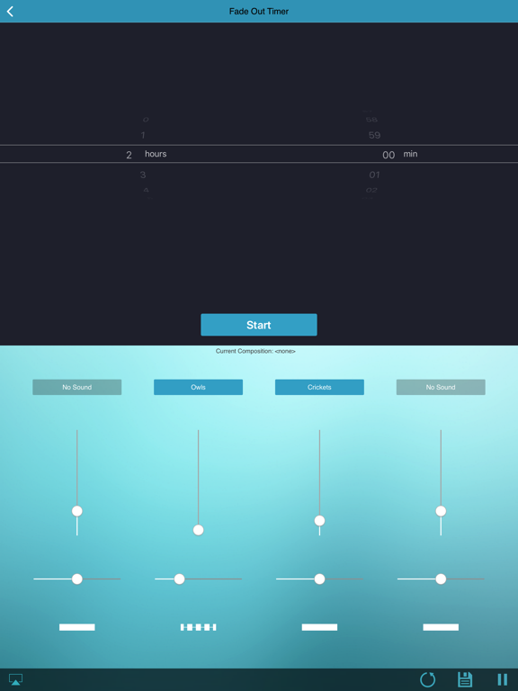 Go Mix It - ambient sounds iPad screenshot 2 - Health & Fitness app
