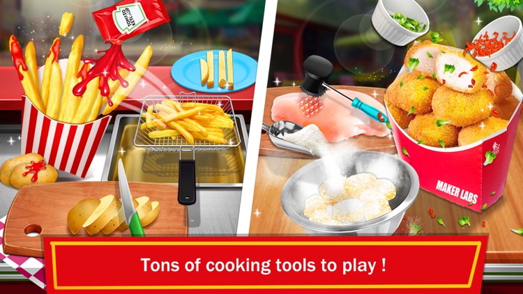 Street Fry Foods Cooking Games screenshot-3
