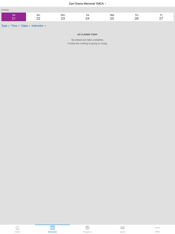 YMCA of High Point iPad screenshot 4 - Health & Fitness app