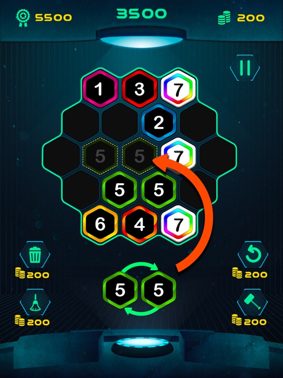 Screenshot #5 pour HEXA BRAIN TEASER – MAKE 7