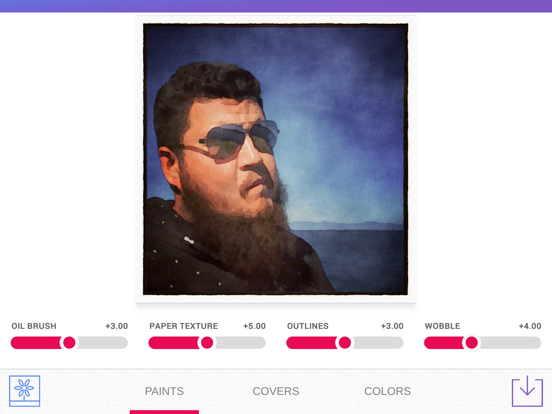 WaterLili Lite- WaterColor Fx iPad screenshot 4 - Photo & Video app