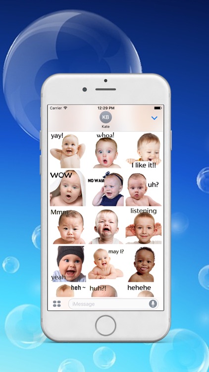 Adorable Baby Expression Stickers