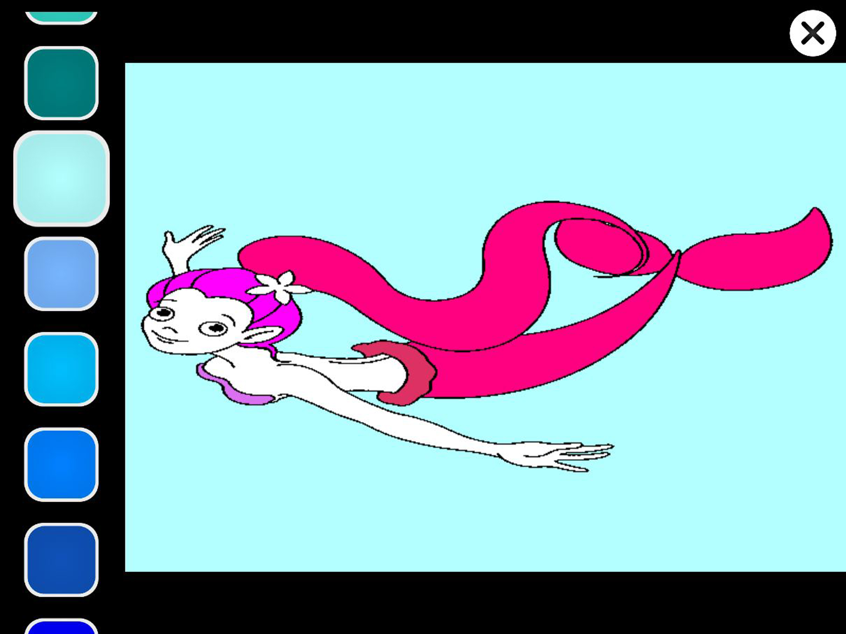 Mermaid Creative Coloring Book screenshot 6