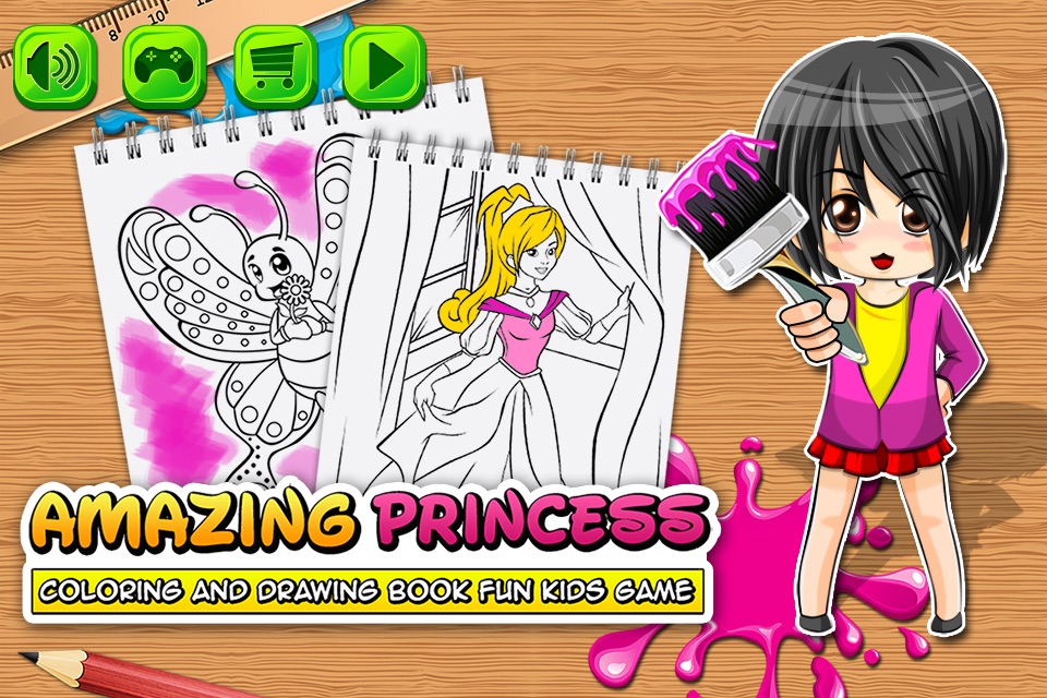 Amazing Princess Coloring In screenshot 3