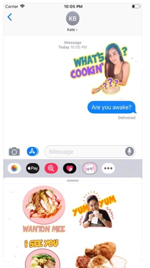 Makan Thoughts iStickers