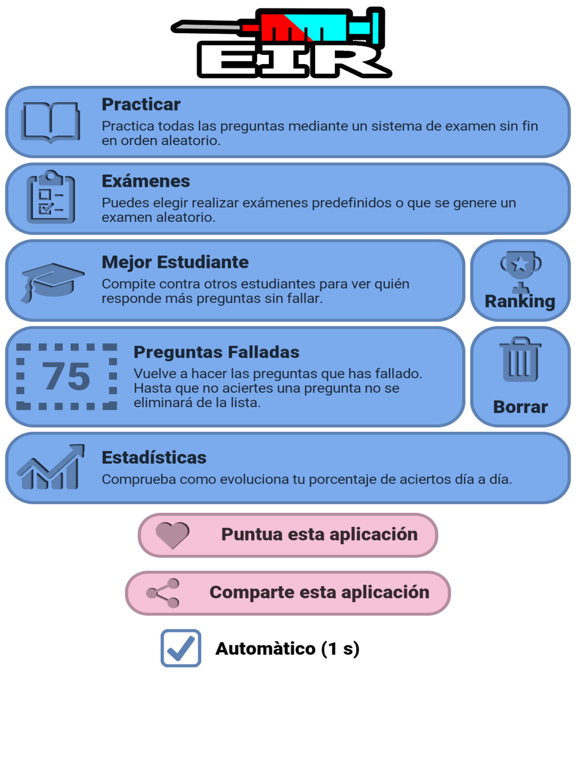 Screenshot #4 pour Preguntas Examen EIR