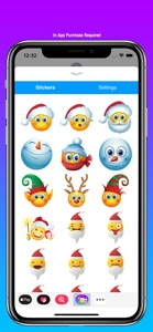 Christmas emoji & Santa Claus screenshot #1 for iPhone