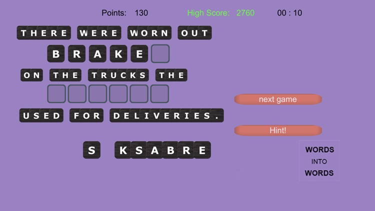 WORDS into WORDS screenshot-8