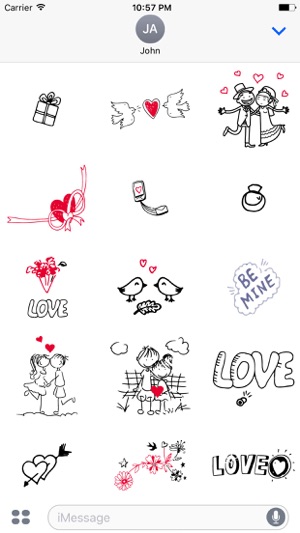 Love Doodle Sticker Pack(圖2)-速報App