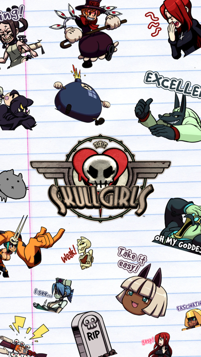 Skullgirls ステッカー！のおすすめ画像1