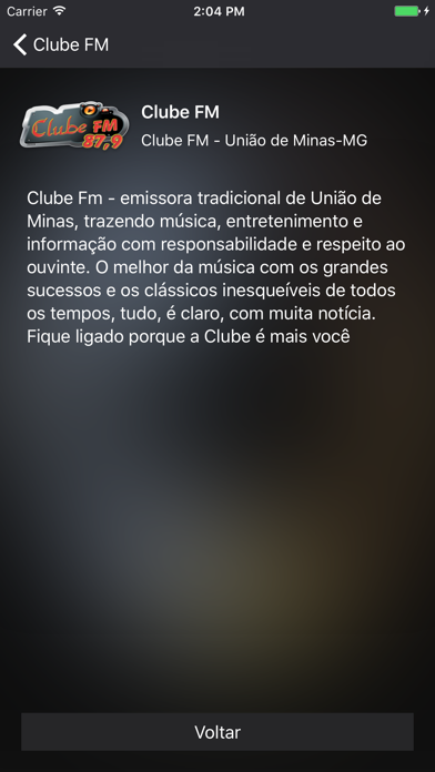Clube FM - União de Minas screenshot 3