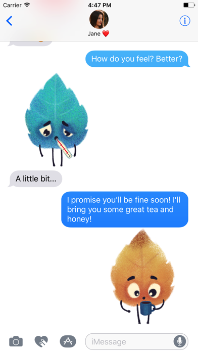 Screenshot #3 pour Falling in Fall - stickers