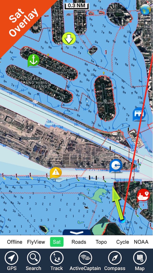 Mediterranean Sea GPS Charts - 5.7.3 - (iOS)