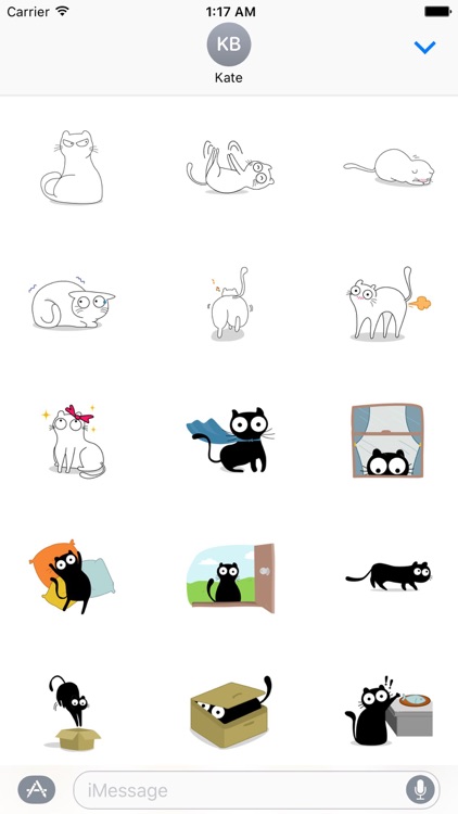 Love and Cat Sticker Pack