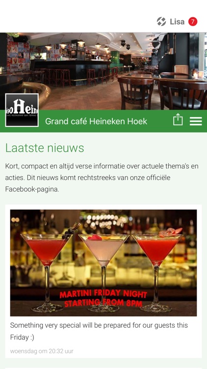 Grand café Heineken Hoek