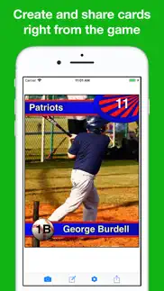 sports card maker pro iphone screenshot 1