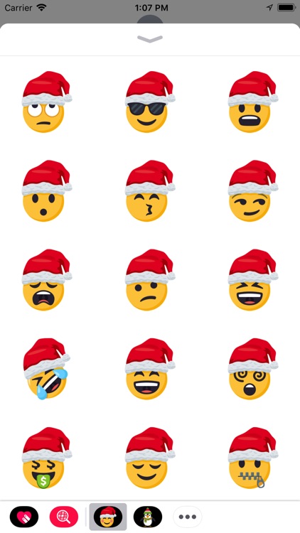 Santa Smiley Pack: by EmojiOne