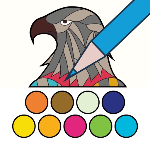 Coloring Book Pages for Adults Icon