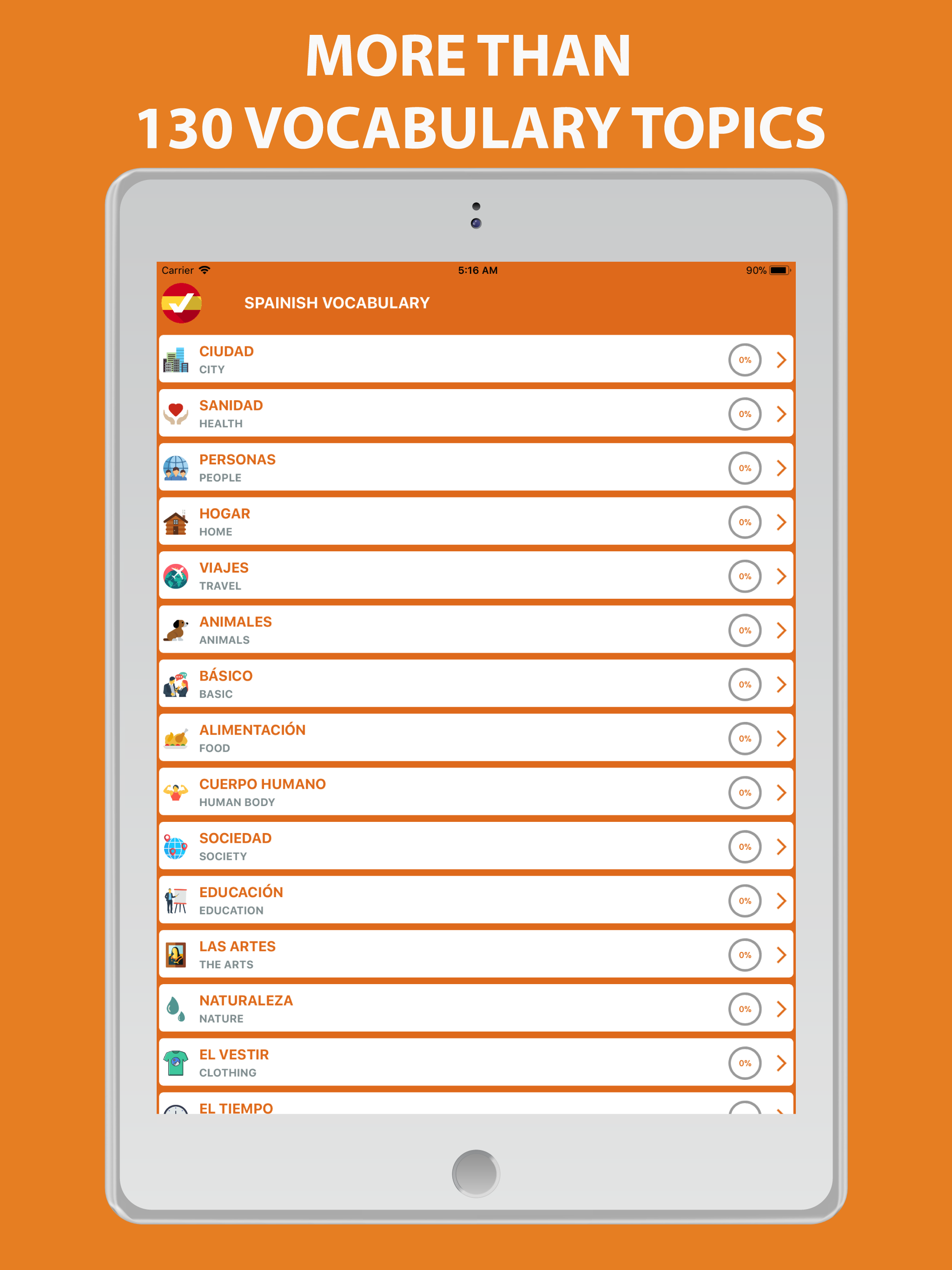 Spanish Vocabulary By Picture screenshot 5