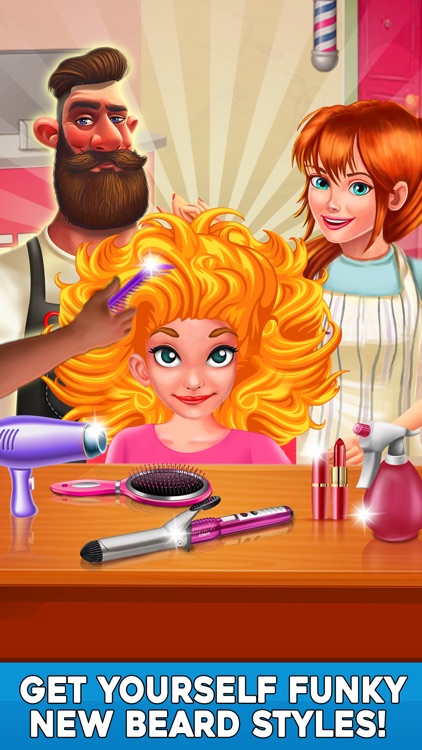 Virtual Stylist Hair Cut Game screenshot-3