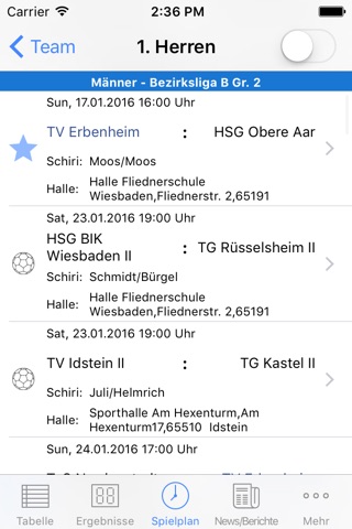 TV Erbenheim Handball screenshot 2