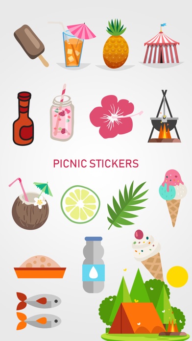 Picnic & Fun Loving Stickers screenshot 2