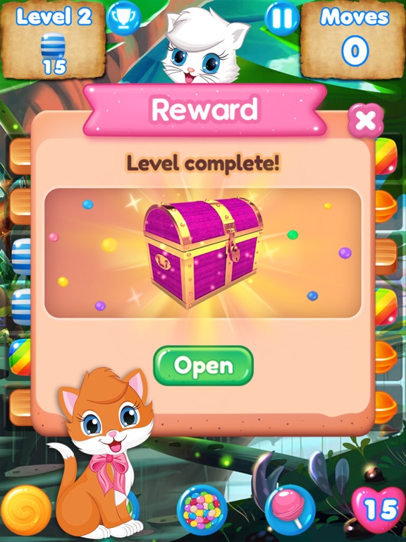 Screenshot #6 pour Candy Cats - Cat jeux et puzzle
