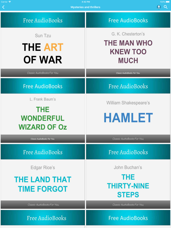 Screenshot #4 pour Mysteries & Thriller Audiobook