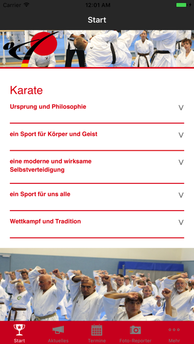 Screenshot #2 pour Deutscher Karate Verband e.V.