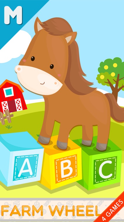 ABC My Animal Farm Wheel Words screenshot-0