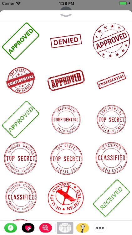 Rejected Accepted Confidential