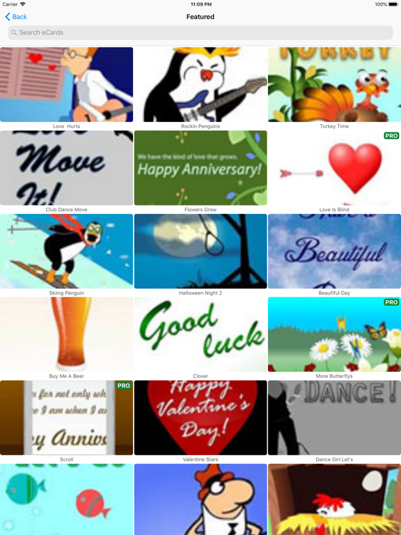 Screenshot #6 pour PepBlast Animated 200+ eCards