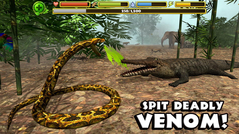 #2. Snake Simulator (iOS) Bởi: Gluten Free Games
