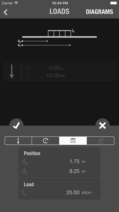 Screenshot #3 pour Shear & Moment Diagrams