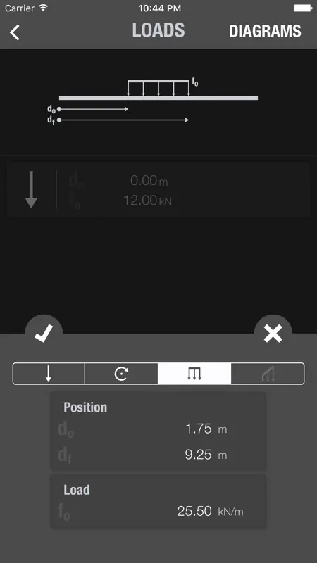 Shear & Moment Diagrams screenshot 3 of 5