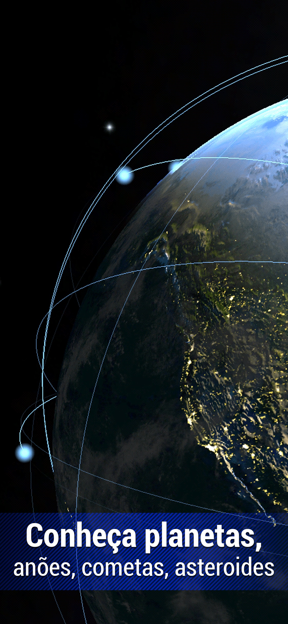 Screenshot do app Solar Walk: Sistema planetário