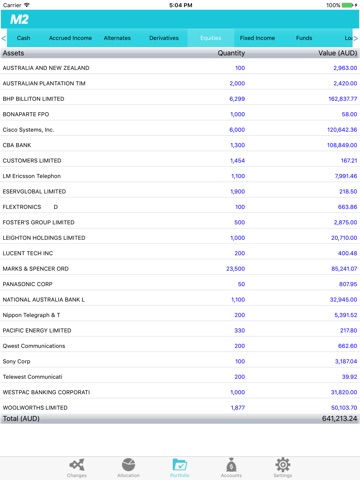 m2Wealth screenshot 2